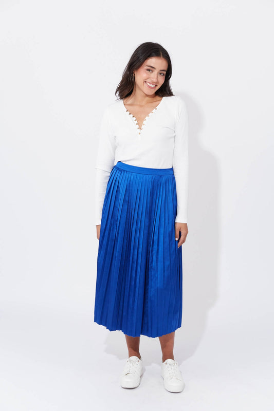 Haven Doha pleated skirt Colbolt