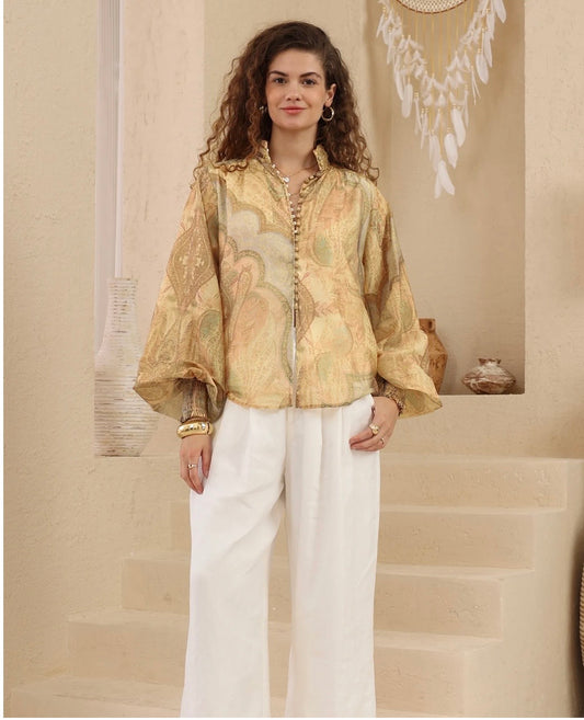 Paisley  luxe blouse
