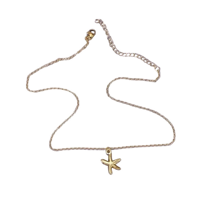 Flying Saucers Starfish necklace