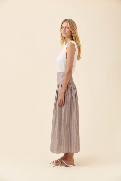 Isle of mine Lyndell maxi skirt Taupe