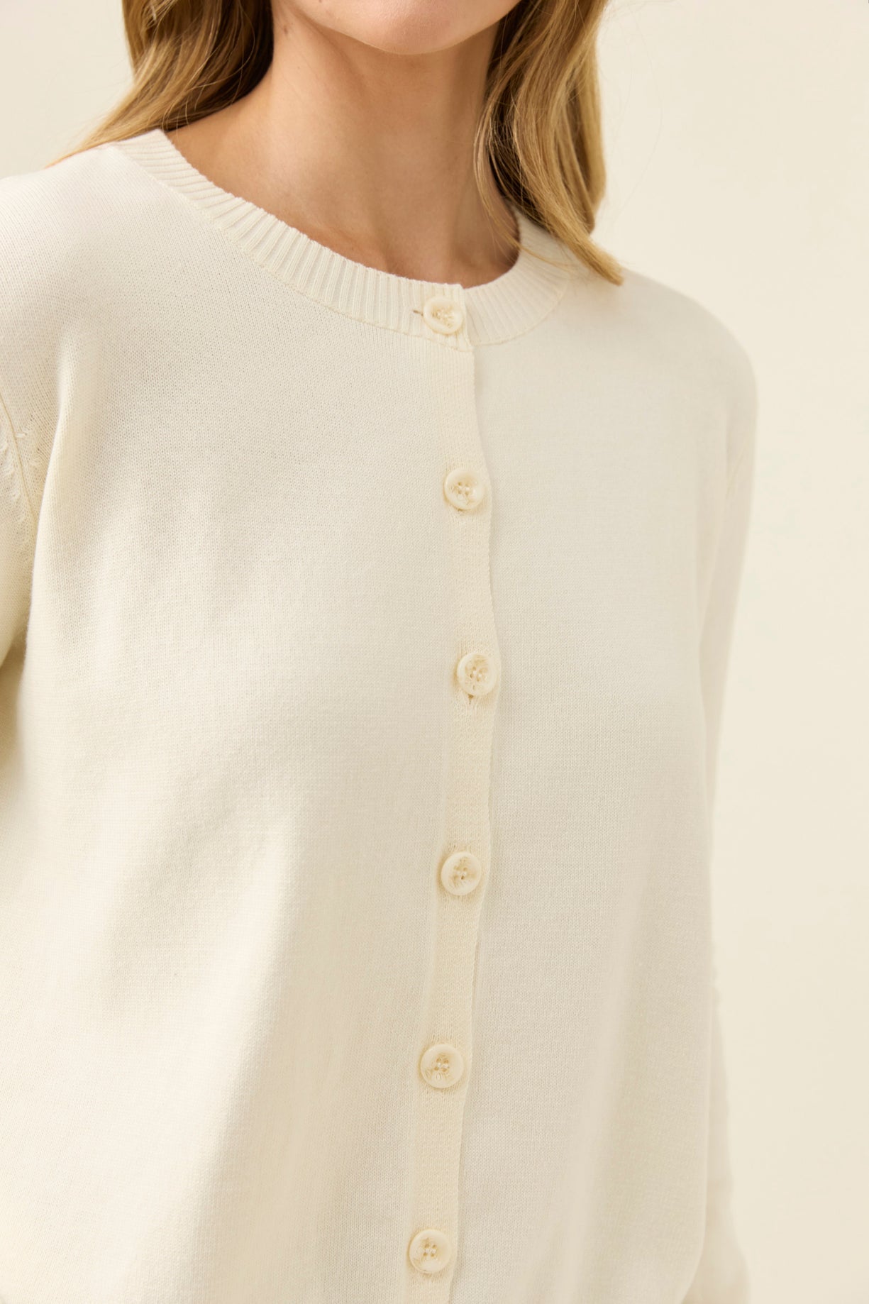 Isle of mine Darby cardigan Ivory