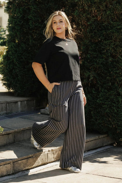 Homelee Sawyer pants  Black stripe