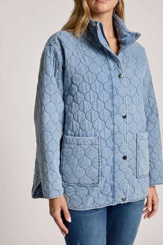 Eb +Ive Sandi Quilted Jacket Denim