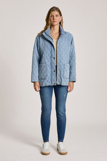 Eb +Ive Sandi Quilted Jacket Denim