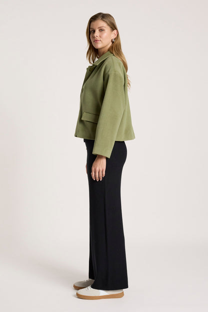 Eb +Ive Wanderer crop jacket pampas