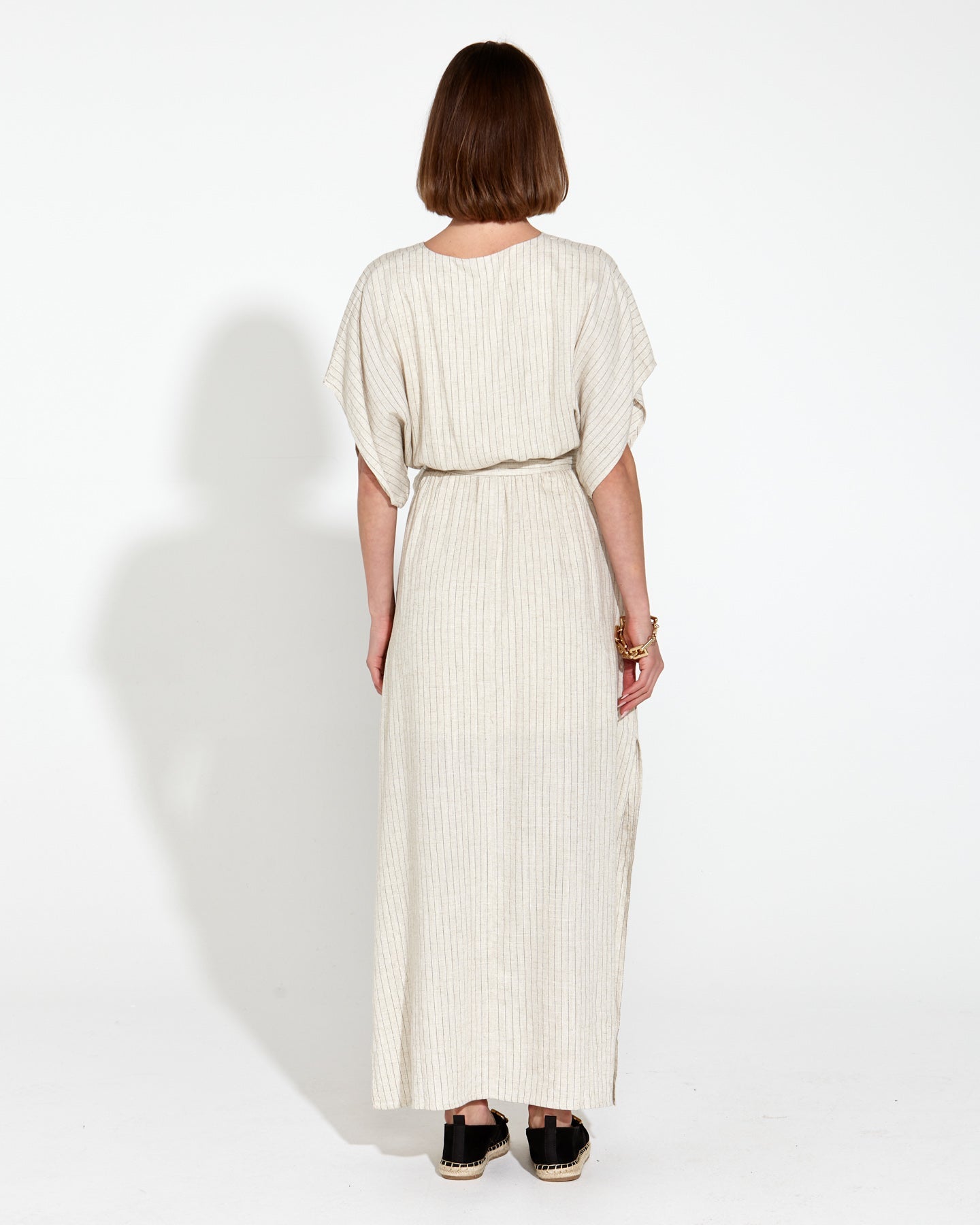 Fate & Becker Heritage Linen maxi dress Natural linen