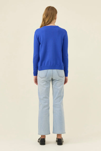 Isle of mine Darby cardigan Colbolt blue