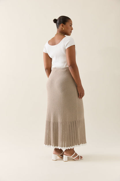 Isle of mine ida knit skirt  canvas