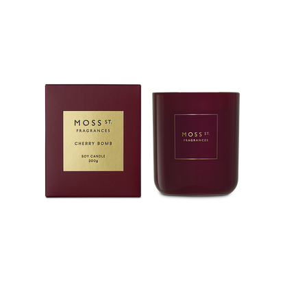 Moss street candle 300 g Cherry  bomb