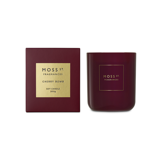 Moss street candle 300 g Cherry  bomb