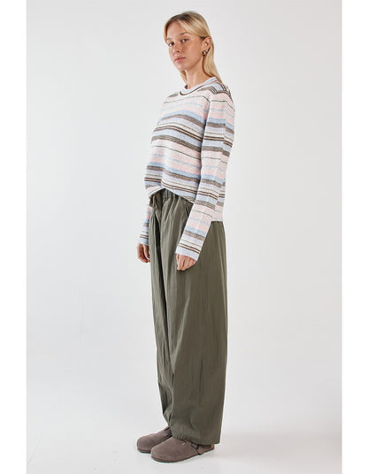Sass Ashlee knit jumper multi blue