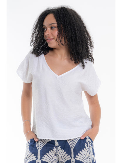 Hampton top white