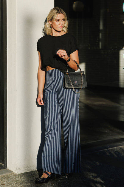 Homelee Sawyer pants Navy stripe