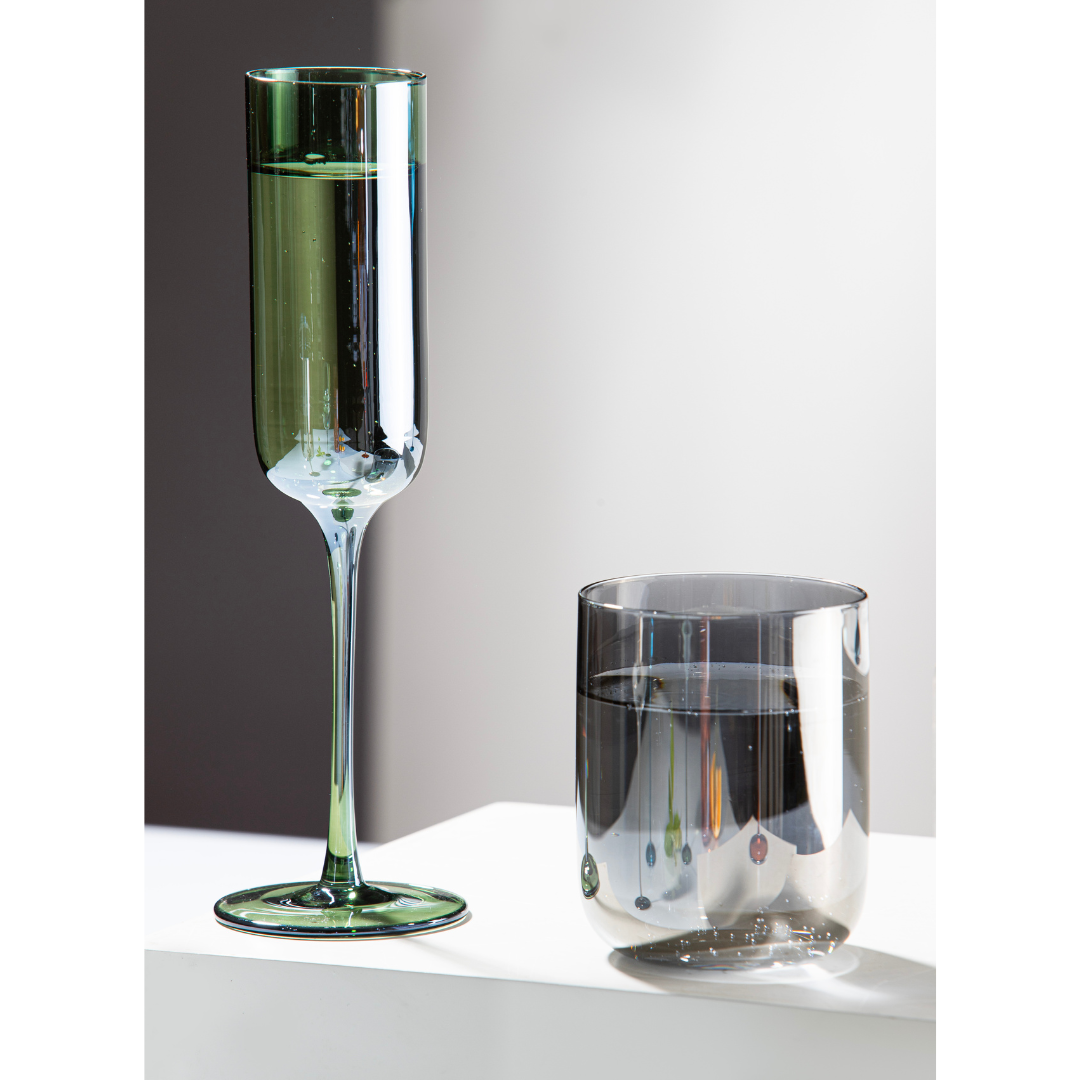 Ladelle Verity Fern2pk Champagne Glass