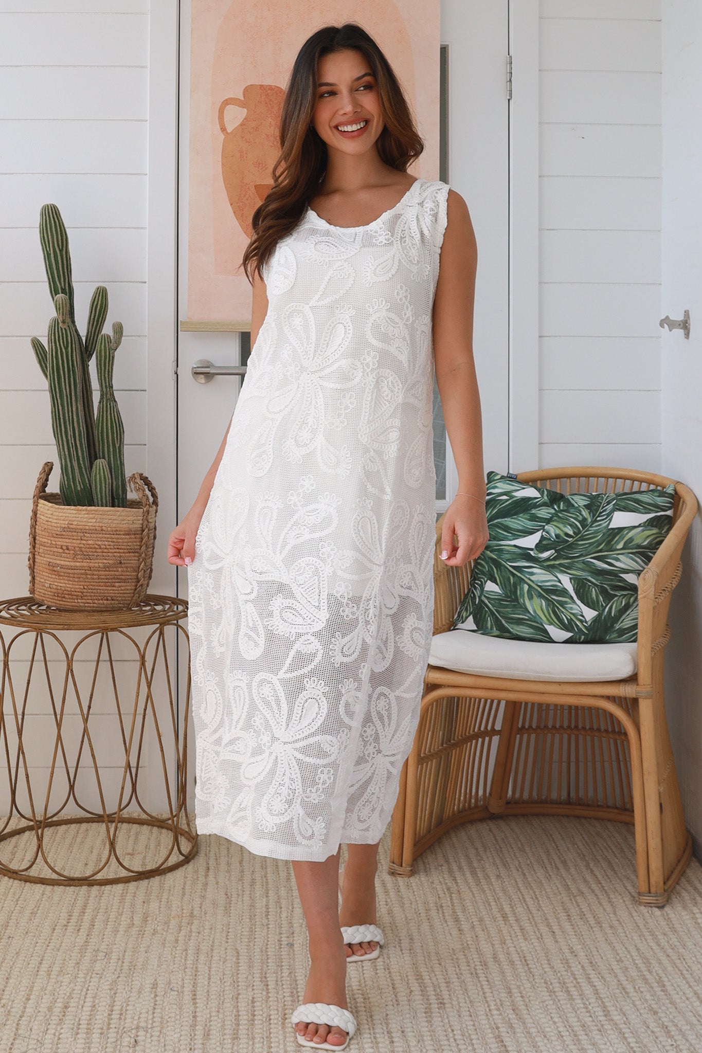 Boho cotton dress
