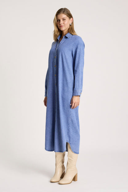 Eb +Ive denim shirt dress