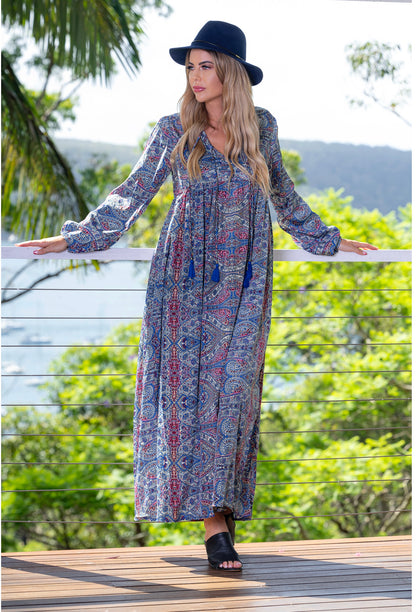 Boho livia long dress