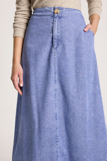Eb + Ive Bodhi Denim Skirt Fawn