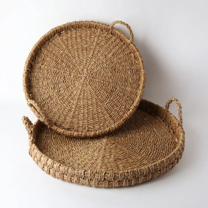 Seagrass set/2 Trays Round XL