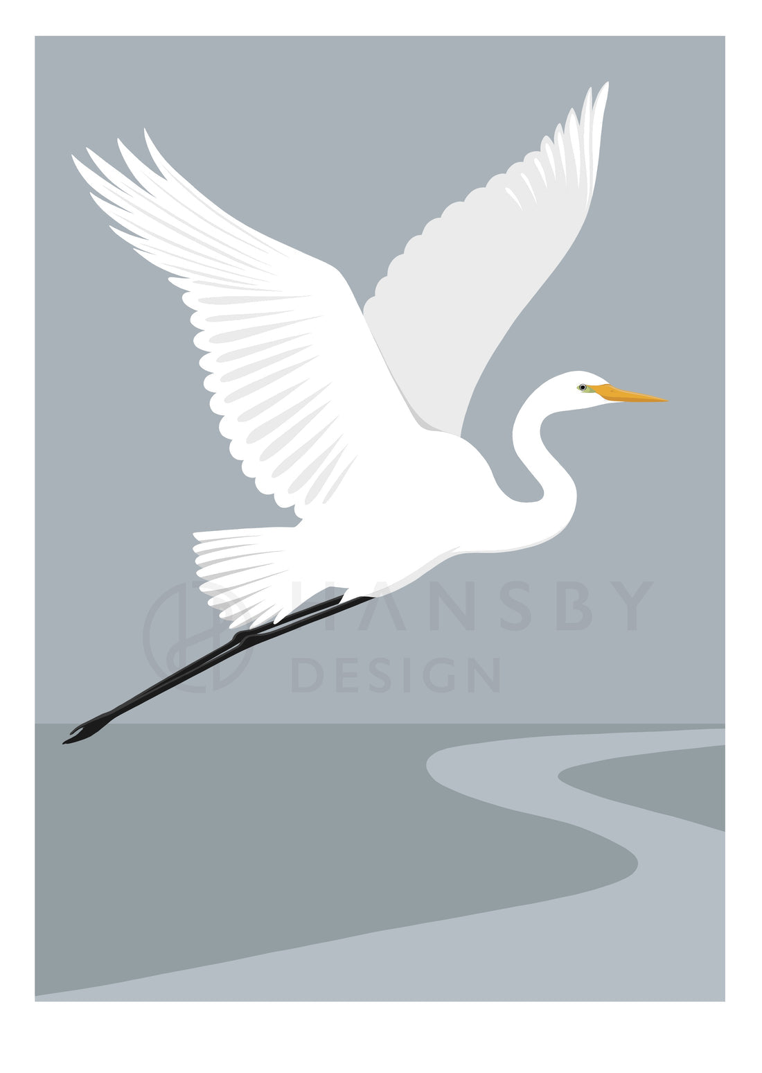 HANSBY DESIGN
White Heron art print - fog
Regular price $59.00 NZD A4