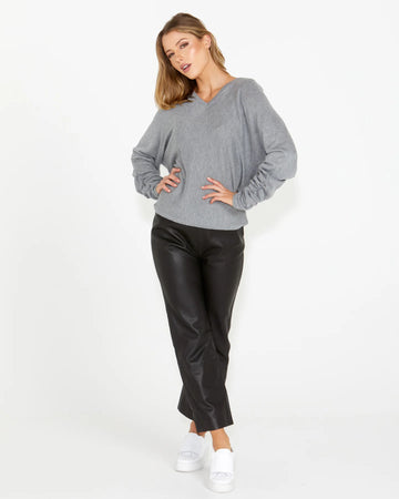 Fate & Becker Sundance Cashmere knit Grey Marle