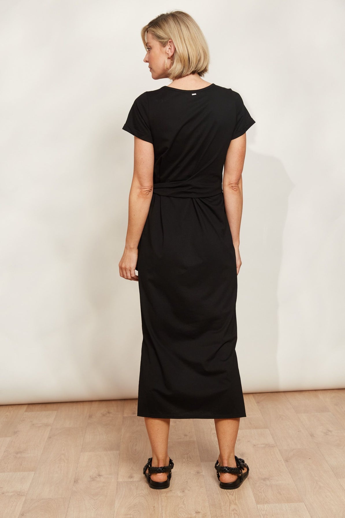 Eb &Ive Varanno Tie Dress black Sable