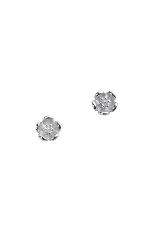 Karen Walker Botanical plain studs silver