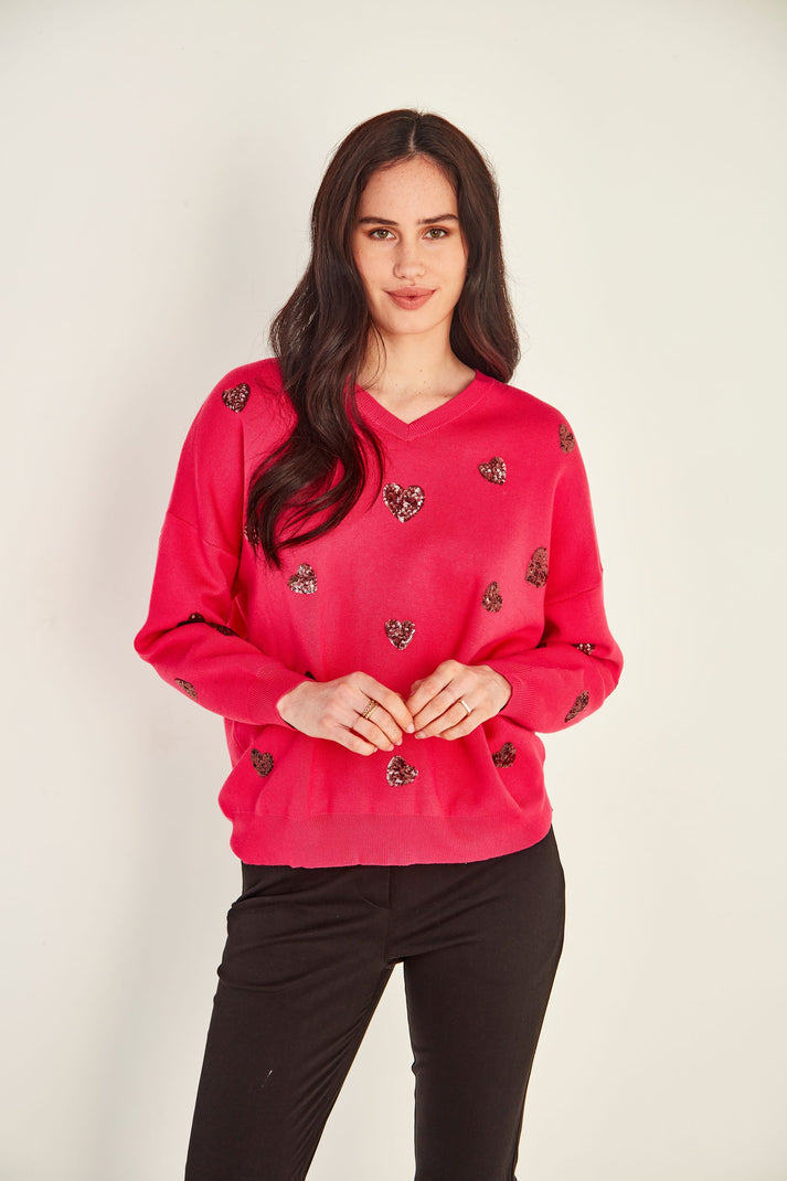 Lemon Tree Felicity Jumper Cerise