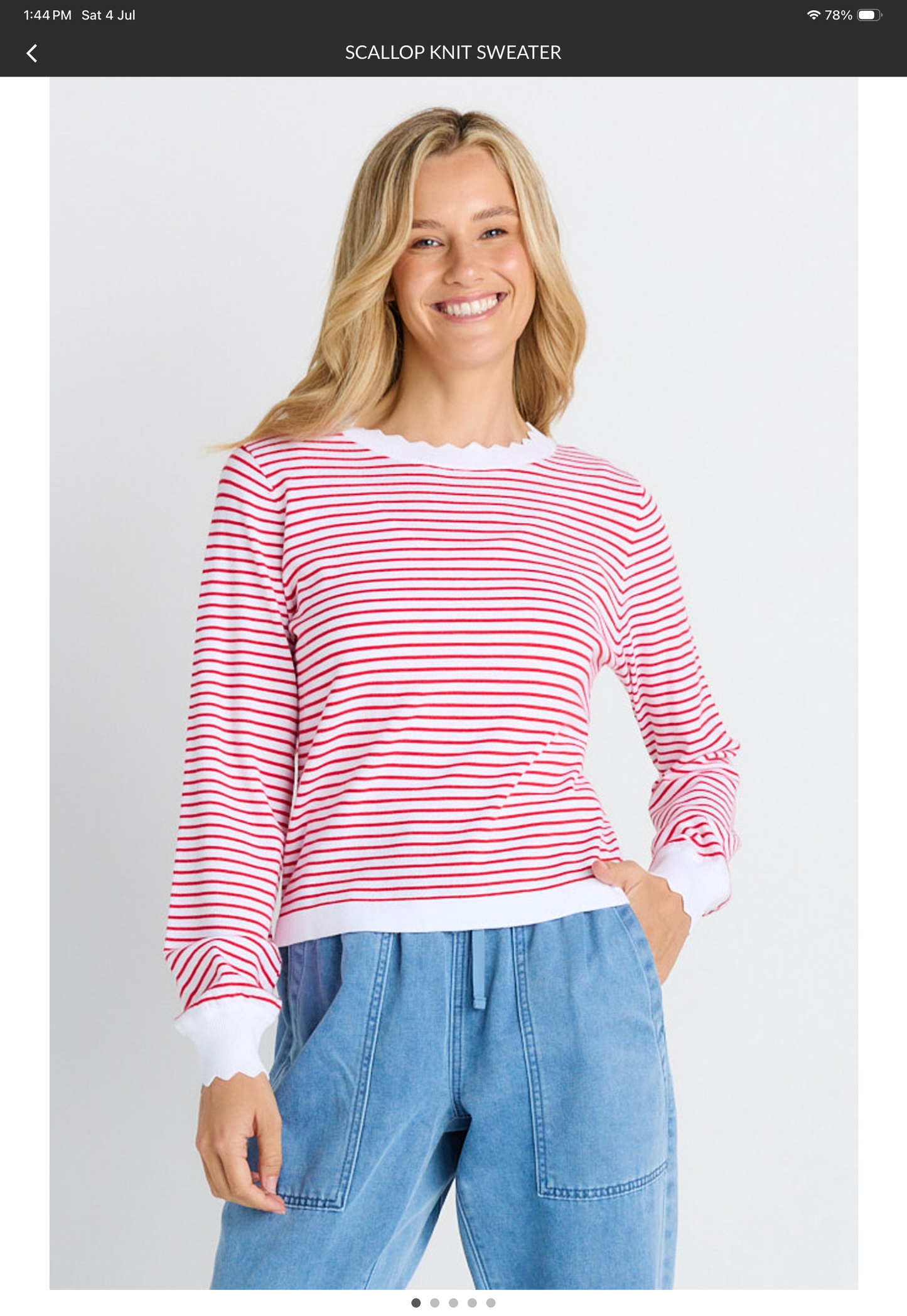 BettyBasics Scallopknit sweater