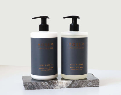 Moss Street hand & body Cream Sage & Cedar