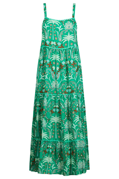 Haven Haiti tank maxi dress palms