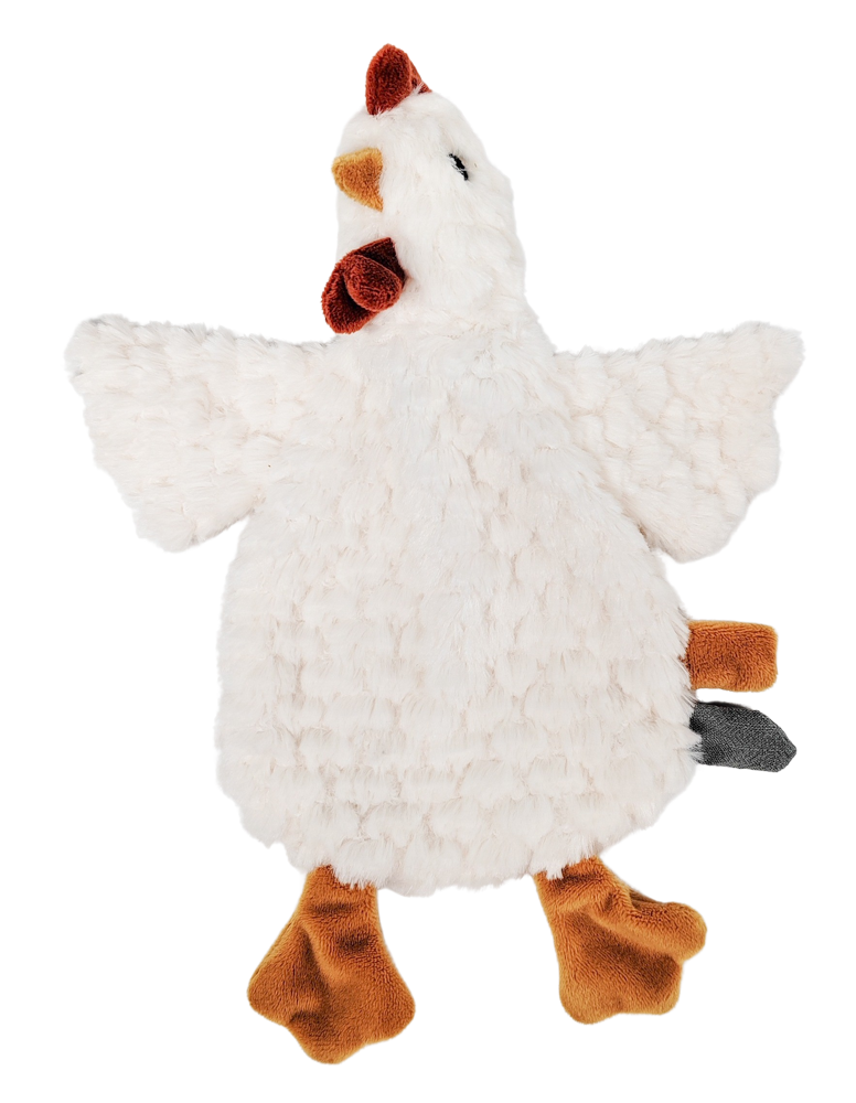 Plush Hen comforter white 30cm