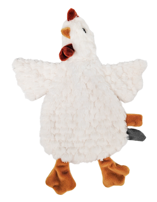 Plush Hen comforter white 30cm