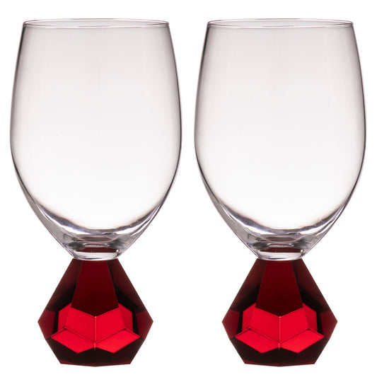 Zhara Ruby 2 pack Wine glasses