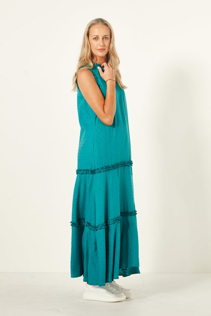 Lemon Tree Belen Dress Teal