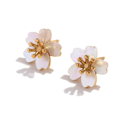 Flower mother of pearl Earrings