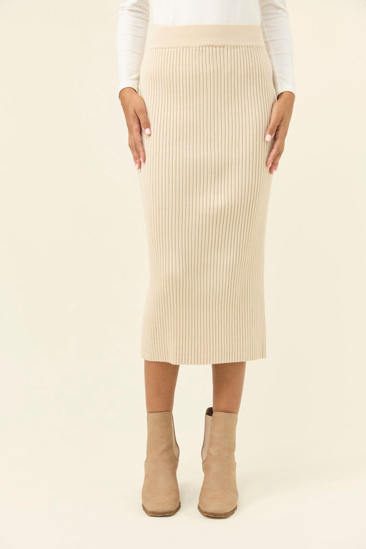 Juno knit skirt canvas