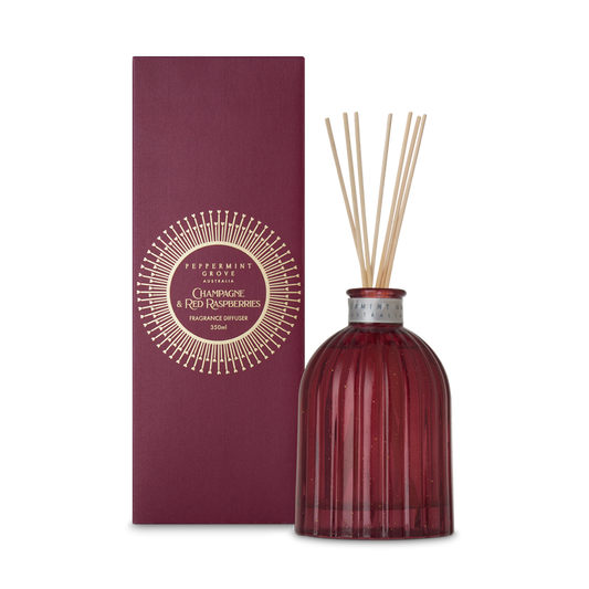Peppermint grove champagne and red raspberries diffuser