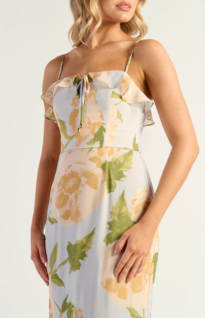 Floral chiffon dress