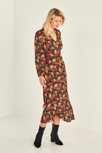 Lemon Tree Jasmin Dress midnight print