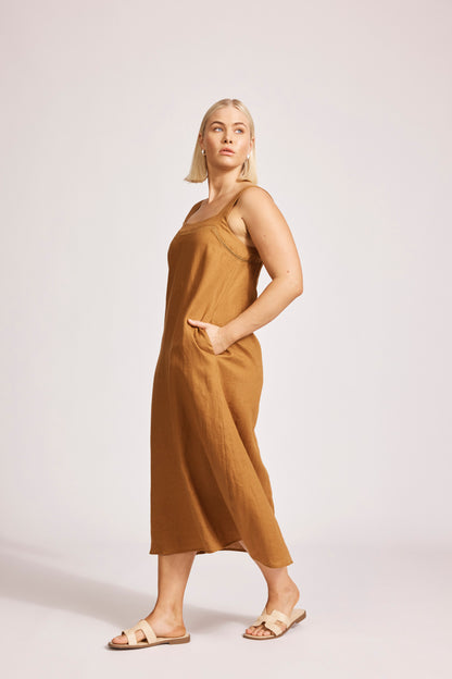 Eb & Ive Miramar Tank maxi dress Caramel