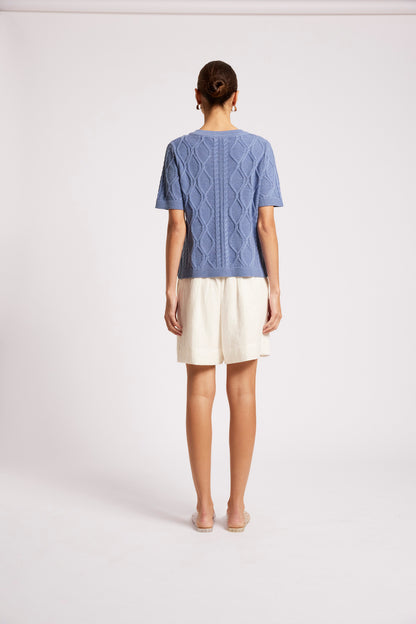 Eb +Ive Casa cable Knit Denim