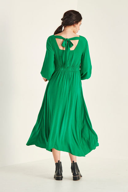 Lemon tree Lucia Lined Dress Green