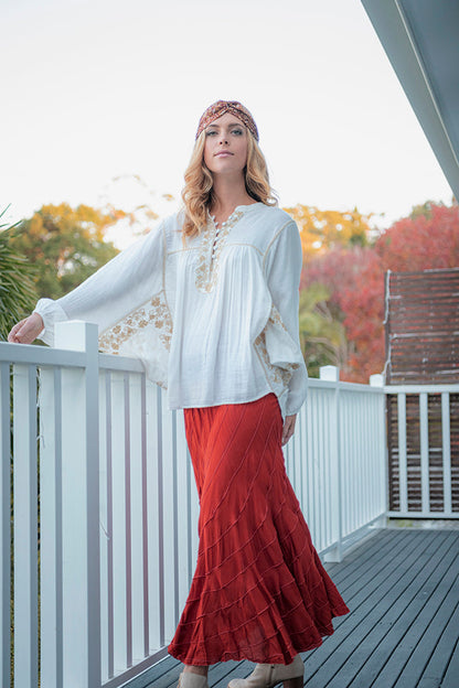 Boho Nova skirt Rust