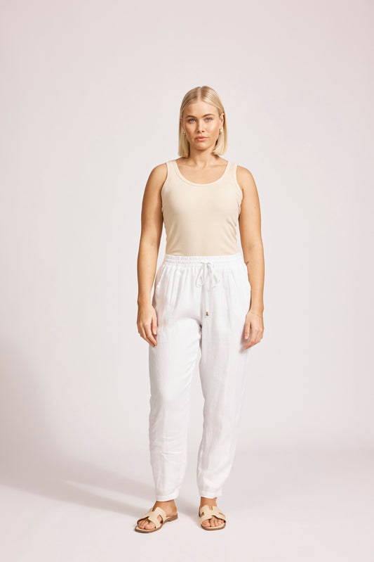 Eb & Ive Miramar Pant White