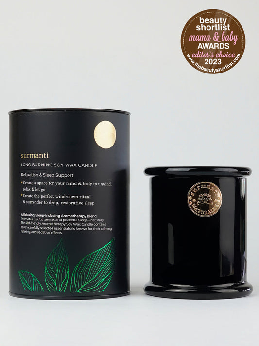 Surmanti relaxation&Sleep support soy long burning candle 250 g