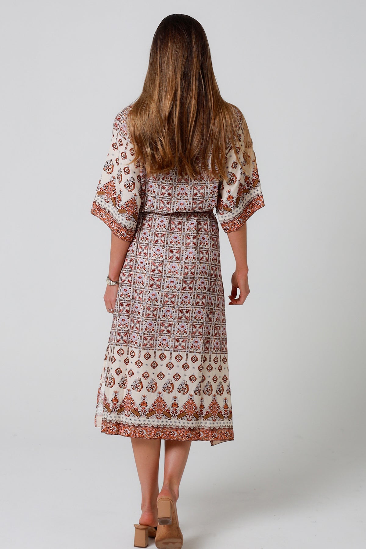 Boho Tori midi dress