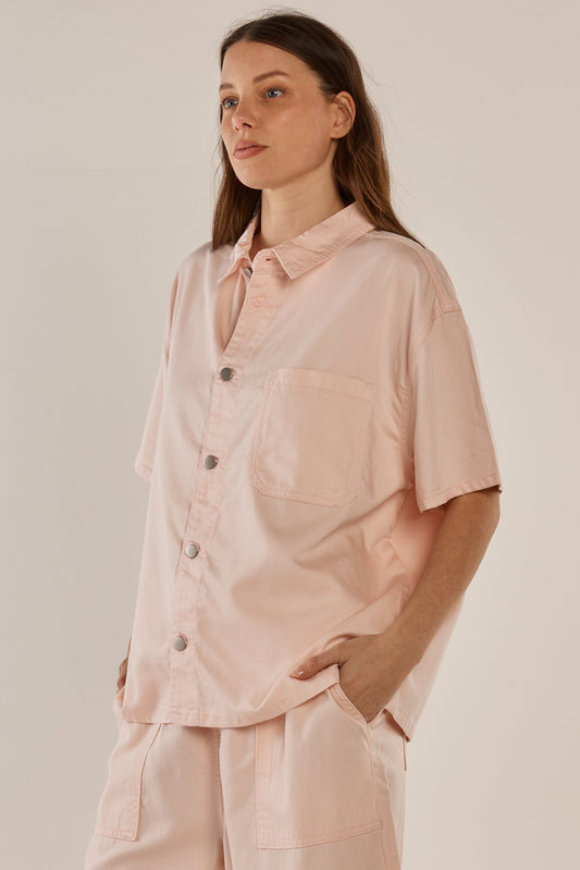 Betty Basics Safran short sleeved shirt pink