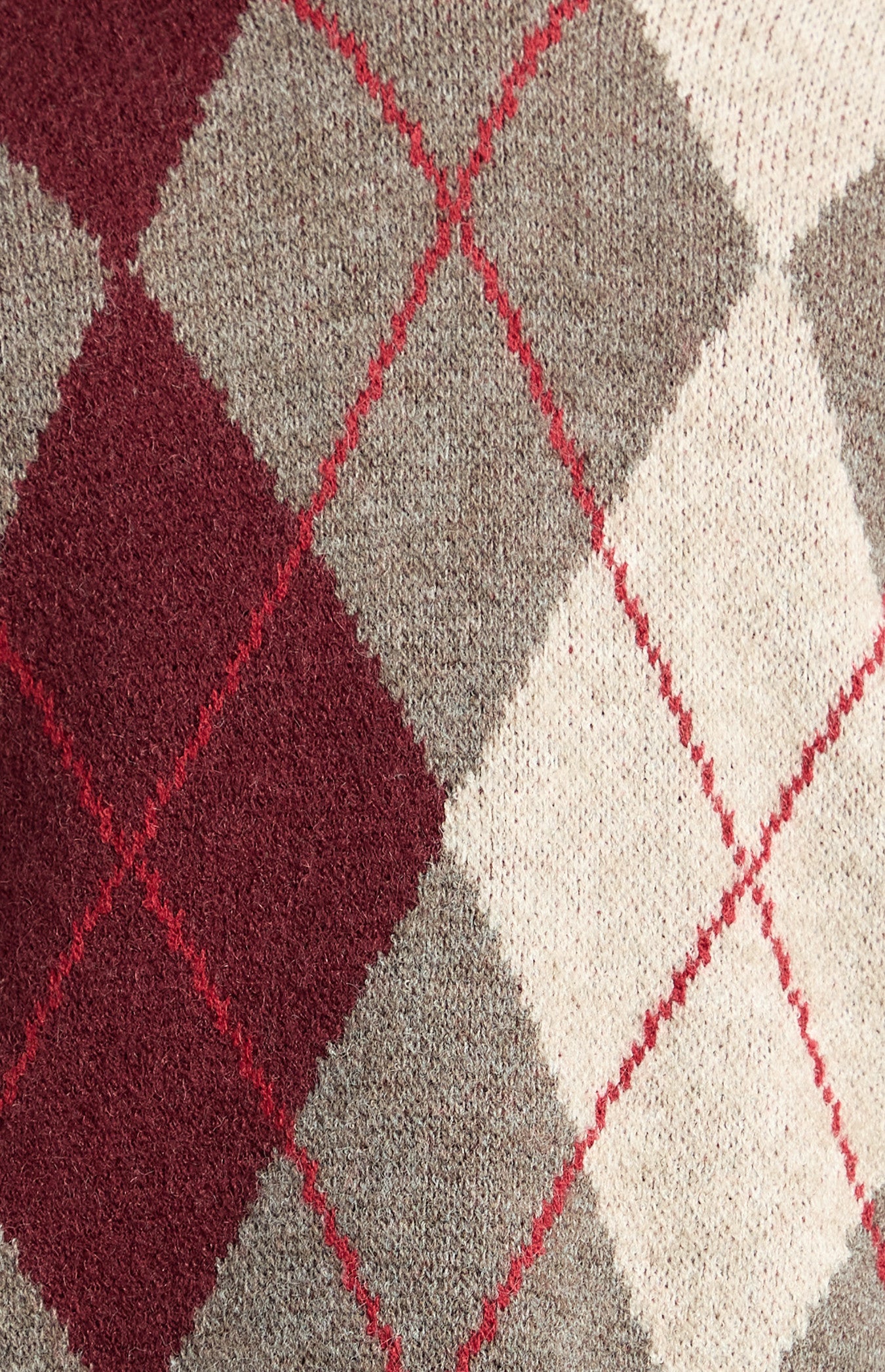 Argyle knitwear