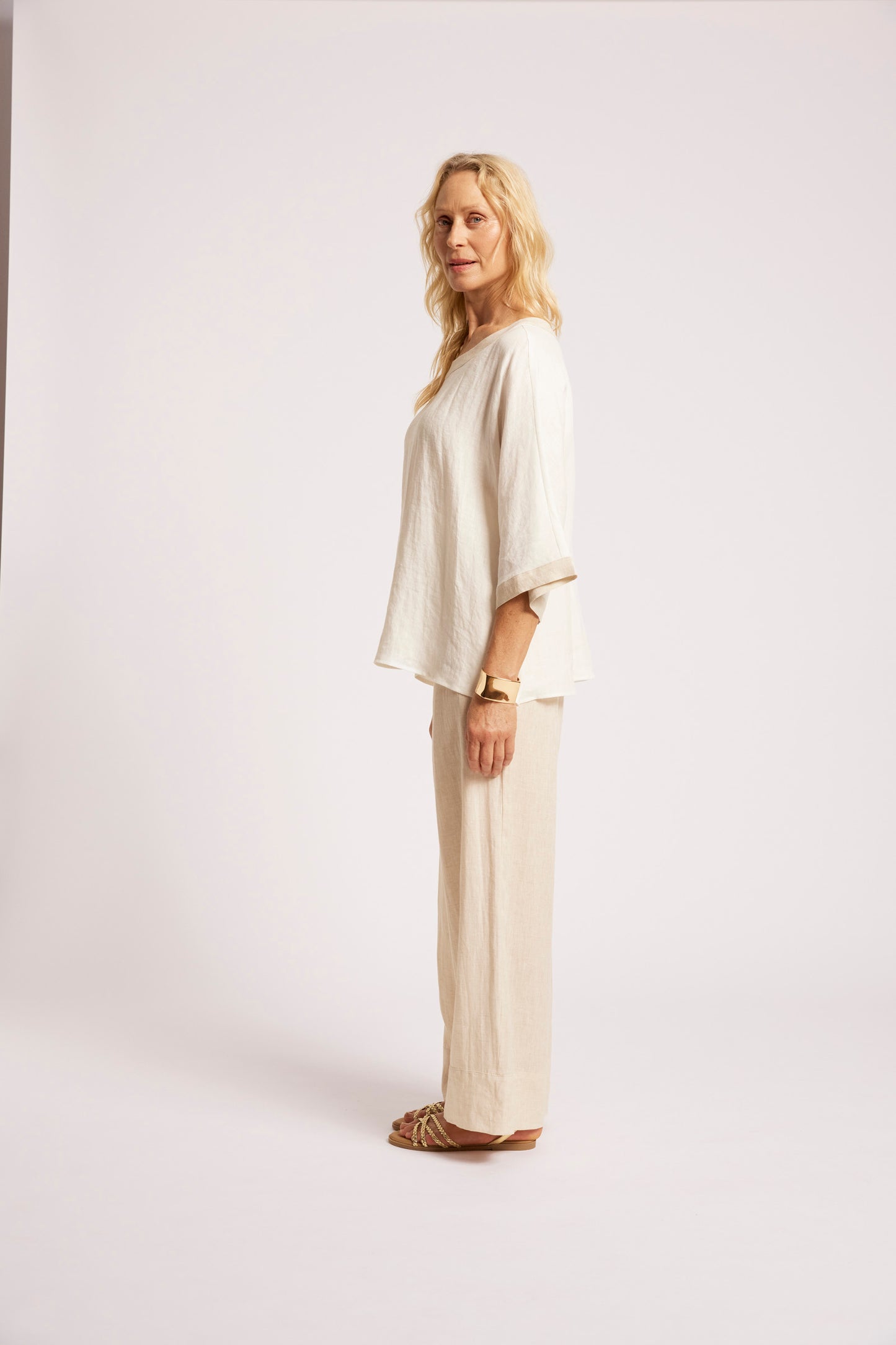 Eb +Ive Maris relaxed top one size white/tusk